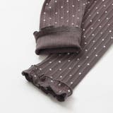 裾フリルイチゴドットプリント7分丈テレコレギンス(80~130cm) | SLAP SLIP | 詳細画像13 