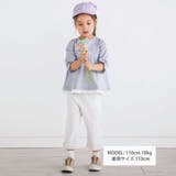 【らくのび】裾フリルリボン付きストレッチツイル7分丈パンツ(80~130cm) | SLAP SLIP | 詳細画像2