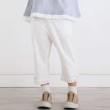 【らくのび】裾フリルリボン付きストレッチツイル7分丈パンツ(80~130cm) | SLAP SLIP | 詳細画像4