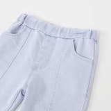 裾お花レースデニムニットセンタータック7分丈パンツ(80~130cm) | SLAP SLIP | 詳細画像12 