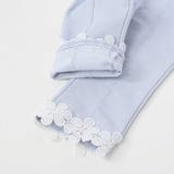 裾お花レースデニムニットセンタータック7分丈パンツ(80~130cm) | SLAP SLIP | 詳細画像16 