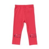 恐竜電車膝パッチ総柄ミラノリブ7分丈パンツ(80~120cm) | SLAP SLIP | 詳細画像1 