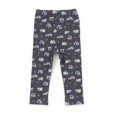 恐竜電車膝パッチ総柄ミラノリブ7分丈パンツ(80~120cm) | SLAP SLIP | 詳細画像13 