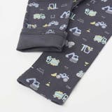 恐竜電車膝パッチ総柄ミラノリブ7分丈パンツ(80~120cm) | SLAP SLIP | 詳細画像15 