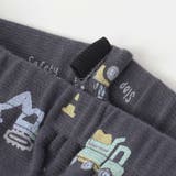 恐竜電車膝パッチ総柄ミラノリブ7分丈パンツ(80~120cm) | SLAP SLIP | 詳細画像17 