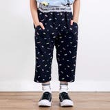 【らくのび】ウエストリブラインプリント乗り物柄ストレッチ7分丈パンツ(80~13… | SLAP SLIP | 詳細画像1 