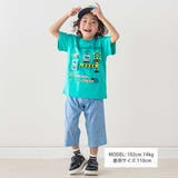 【らくのび】ウエストリブラインプリント乗り物柄ストレッチ7分丈パンツ(80~13… | SLAP SLIP | 詳細画像3 