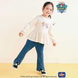 後ろポケットリボンフレアシルエット9分丈デニムパンツ(80~130cm) | SLAP SLIP | 詳細画像7 