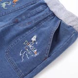 【お揃い】はたらくくるま恐竜プリントデニムニットパンツ(80~130cm) | SLAP SLIP | 詳細画像15 