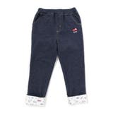 消防車恐竜折り返し柄プリントデニム風パンツ(80~130cm) | SLAP SLIP | 詳細画像4