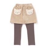 アニマルネコウサギパッチ刺しゅうポケットコーデュロイスカッツ(80~120cm) | SLAP SLIP | 詳細画像8 