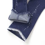キラキラプリント裾レースデニムツイルパンツ(90~130cm) | SLAP SLIP | 詳細画像15 