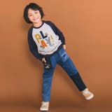はたらくくるまポケット刺しゅうデニムコーデュロイ切り替えパンツ | SLAP SLIP | 詳細画像3 