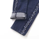 【裏微起毛】スカラップ刺しゅうフリルロングパンツ(80~130cm) | SLAP SLIP | 詳細画像13