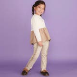 【裏微起毛】スカラップ刺しゅうフリルロングパンツ(80~130cm) | SLAP SLIP | 詳細画像6