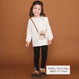 裾リボンパッチ刺しゅうレギンス(80~130cm) | SLAP SLIP | 詳細画像2 