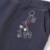 裏微起毛キーチャーム風モチーフ刺しゅう付き折り返しレースパンツ(80~130cm… | SLAP SLIP | 詳細画像8 