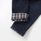 【裏微起毛】折り返し裾チェックロングパンツ(80~130cm) | SLAP SLIP | 詳細画像12 