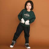 【裏微起毛】折り返し裾チェックロングパンツ(80~130cm) | SLAP SLIP | 詳細画像3 