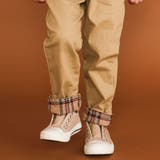 【裏微起毛】折り返し裾チェックロングパンツ(80~130cm) | SLAP SLIP | 詳細画像6 