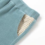 消防車恐竜おしりパッチ折り返し裾チェックロングパンツ(80~130cm) | SLAP SLIP | 詳細画像13