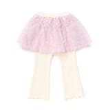 ふわふわドット雪柄チュールセミフレアスカッツ(80~120cm) | SLAP SLIP | 詳細画像4 