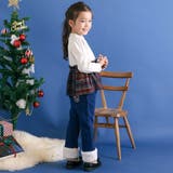 【お揃い】モコモコ裾ボアデニムボンディングパンツ(90~130cm) | SLAP SLIP | 詳細画像3