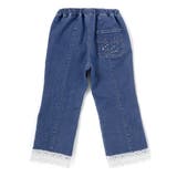 裾レースチャーム刺しゅう9分丈デニム(90~130cm) | SLAP SLIP | 詳細画像5 