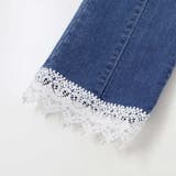 裾レースチャーム刺しゅう9分丈デニム(90~130cm) | SLAP SLIP | 詳細画像8 