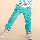 裾折り返しプリントストレッチツイルパンツ(80~130cm) | SLAP SLIP | 詳細画像3 