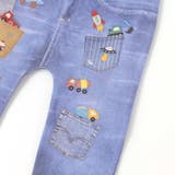 デニム裏プリントミラノリブ8分丈パンツ(80~110cm) | SLAP SLIP | 詳細画像10 