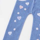 デニム裏プリントミラノリブ8分丈パンツ(80~110cm) | SLAP SLIP | 詳細画像18 