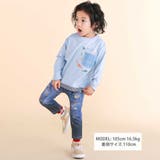 デニム裏プリントミラノリブ8分丈パンツ(80~110cm) | SLAP SLIP | 詳細画像2 