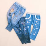 デニム裏プリントミラノリブ8分丈パンツ(80~110cm) | SLAP SLIP | 詳細画像20 