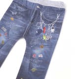 デニム裏プリントミラノリブ8分丈パンツ(80~110cm) | SLAP SLIP | 詳細画像6 