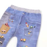 デニム裏プリントミラノリブ8分丈パンツ(80~110cm) | SLAP SLIP | 詳細画像9 