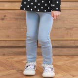 ブルー×流れ星刺しゅう×リブ | 【スララク 防汚加工 オーガニックコットン】前後フリーで時短！パパパッと穿ける前… | SLAP SLIP