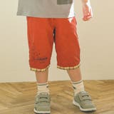 【リバーシブル】 無地チェック柄6分丈パンツ(80~130cm) | SLAP SLIP | 詳細画像1