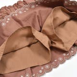 コーデュロイチェック柄裾スカラップ刺しゅうスカパン | SLAP SLIP | 詳細画像13