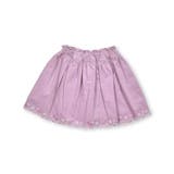 コーデュロイチェック柄裾スカラップ刺しゅうスカパン | SLAP SLIP | 詳細画像16