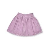 コーデュロイチェック柄裾スカラップ刺しゅうスカパン | SLAP SLIP | 詳細画像17