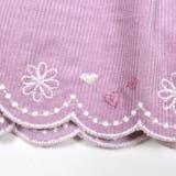 コーデュロイチェック柄裾スカラップ刺しゅうスカパン | SLAP SLIP | 詳細画像18