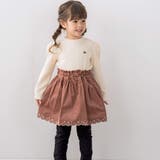 コーデュロイチェック柄裾スカラップ刺しゅうスカパン | SLAP SLIP | 詳細画像6