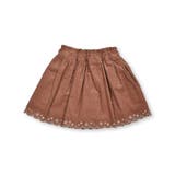 コーデュロイチェック柄裾スカラップ刺しゅうスカパン | SLAP SLIP | 詳細画像9