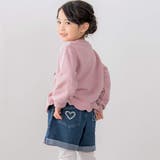 刺しゅうポケット付きストレッチデニムショートパンツ(90~130cm) | SLAP SLIP | 詳細画像3