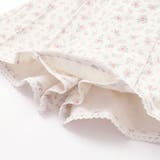 花柄ツイルデニムサスペンダー付き裾レーススカパン(90~130cm) | SLAP SLIP | 詳細画像20