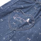 ドットリボンプリント柄ハートポケットタックデニムスカパン(90~130cm) | SLAP SLIP | 詳細画像15
