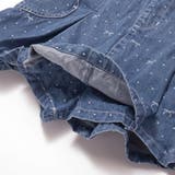 ドットリボンプリント柄ハートポケットタックデニムスカパン(90~130cm) | SLAP SLIP | 詳細画像17