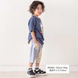 無地ヒマワリサファリ柄切り替えポケット付き麻レーヨンパンツ | SLAP SLIP | 詳細画像2 