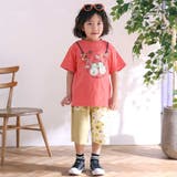 無地ヒマワリサファリ柄切り替えポケット付き麻レーヨンパンツ | SLAP SLIP | 詳細画像4 
